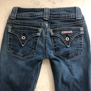 Hudson low rise flare jeans